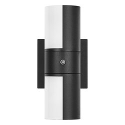 Sylvania SCONCEDUALDTD1A720S8SC3BLSYL Dusk To Dawn Wall Mount Lantern CCT Selectable 2700K/3000K/3500K/4000K/5000K 11.5W 720Lm 120V 80 CRI Black (64007)