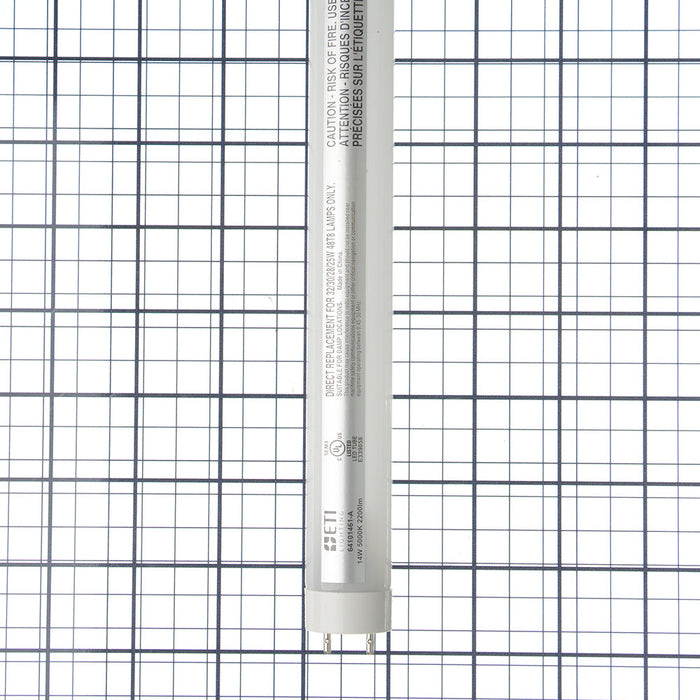 ETI T8BC-4-22-850-MV 4 Foot T8 Direct Replacement Glass Tube 80 CRI (64101461)