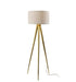 Adesso Director Floor Lamp Antique Brass (6424-21)
