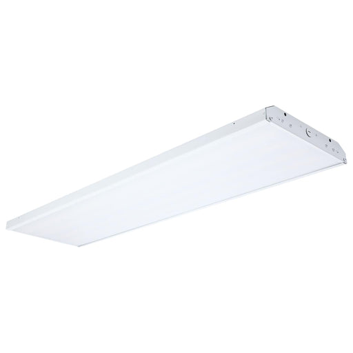 SATCO/NUVO 4-Foot LED Linear High Bay Wattage/CCT Selectable 200W/150W/100W 3500K/4000K/5000K 120-277V White Finish (65-1040)