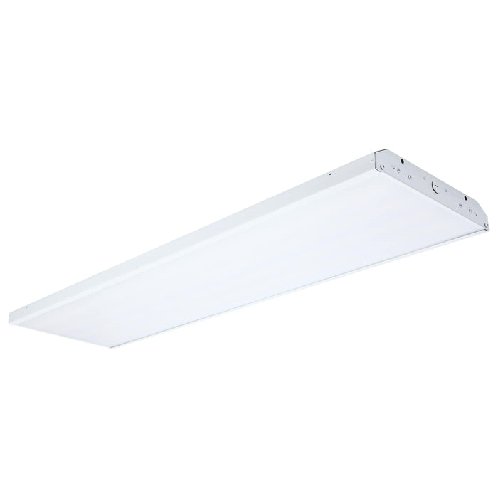 SATCO/NUVO 4-Foot LED Linear High Bay Wattage/CCT Selectable 200W/150W/100W 3500K/4000K/5000K 120-277V White Finish (65-1040)