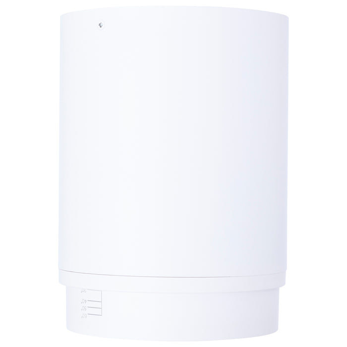 SATCO/NUVO LED Flush Mount Cylinder Wattage/CCT Selectable 35W/28W/21W 3000K/4000K/5000K 80 CRI 120-347V White (65-1050)