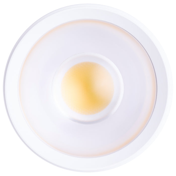 SATCO/NUVO LED Flush Mount Cylinder Wattage/CCT Selectable 35W/28W/21W 3000K/4000K/5000K 80 CRI 120-347V White (65-1050)