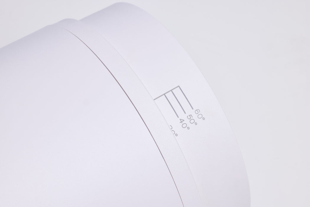 SATCO/NUVO LED Flush Mount Cylinder Wattage/CCT Selectable 35W/28W/21W 3000K/4000K/5000K 80 CRI 120-347V White (65-1050)