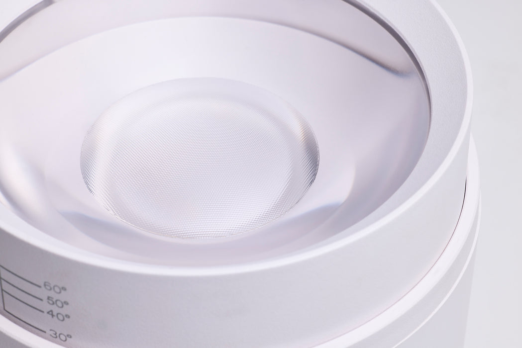 SATCO/NUVO LED Flush Mount Cylinder Wattage/CCT Selectable 35W/28W/21W 3000K/4000K/5000K 80 CRI 120-347V White (65-1050)