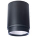 SATCO/NUVO LED Flush Mount Cylinder Wattage/CCT Selectable 35W/28W/21W 3000K/4000K/5000K 80 CRI 120-347V Black (65-1051)