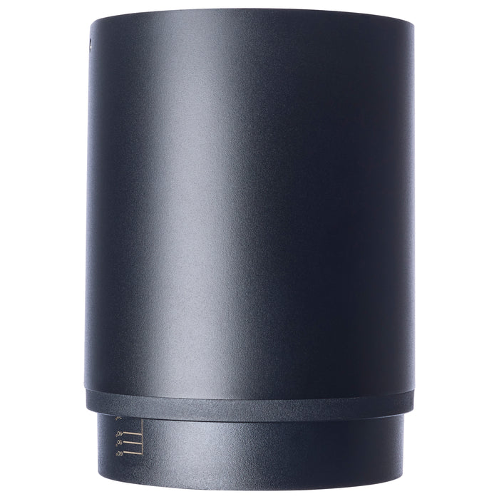 SATCO/NUVO LED Flush Mount Cylinder Wattage/CCT Selectable 35W/28W/21W 3000K/4000K/5000K 80 CRI 120-347V Black (65-1051)