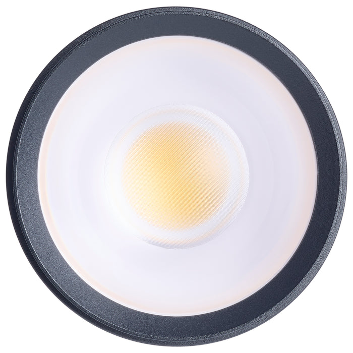 SATCO/NUVO LED Flush Mount Cylinder Wattage/CCT Selectable 35W/28W/21W 3000K/4000K/5000K 80 CRI 120-347V Black (65-1051)