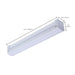 SATCO/NUVO LED 1 Foot Connectable Strip Light 10W CCT Selectable 2700K/3000K/3500K/4000K/5000K White Finish 120V (65-1222)