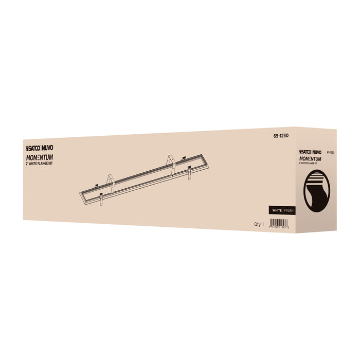 SATCO/NUVO Momentum 2 Foot Flange Kit White Finish (Q3)