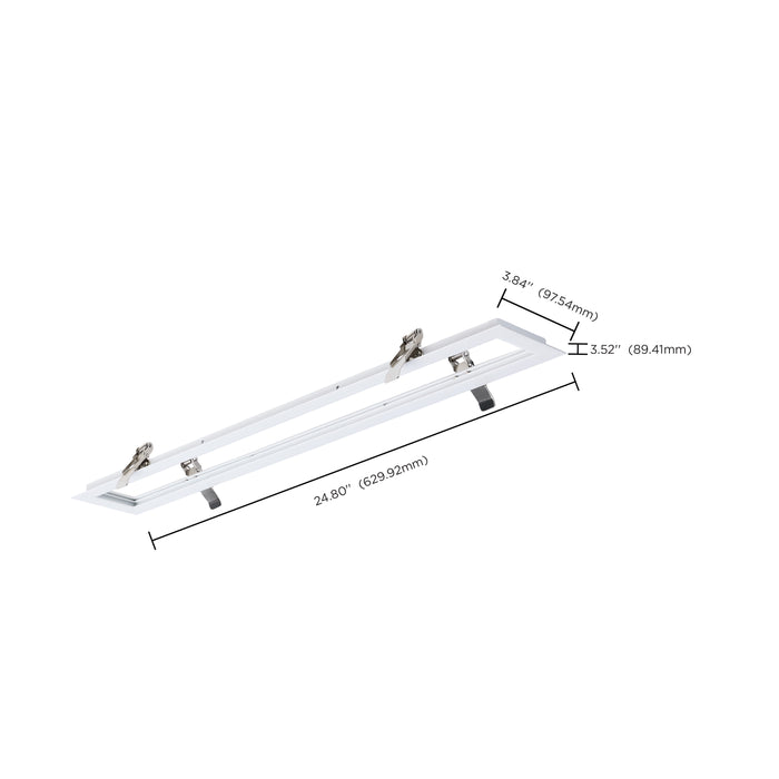 SATCO/NUVO Momentum 2 Foot Flange Kit White Finish (Q3)