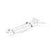 SATCO/NUVO Momentum 2 Foot Flange Kit White Finish (Q3)