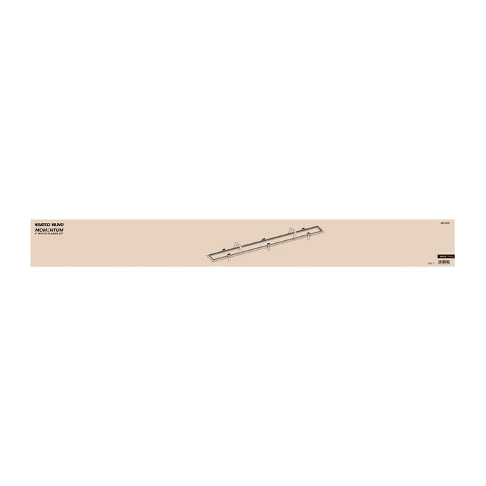SATCO/NUVO Momentum 4 Foot Flange Kit White Finish (Q3)