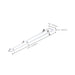 SATCO/NUVO Momentum 4 Foot Flange Kit White Finish (Q3)