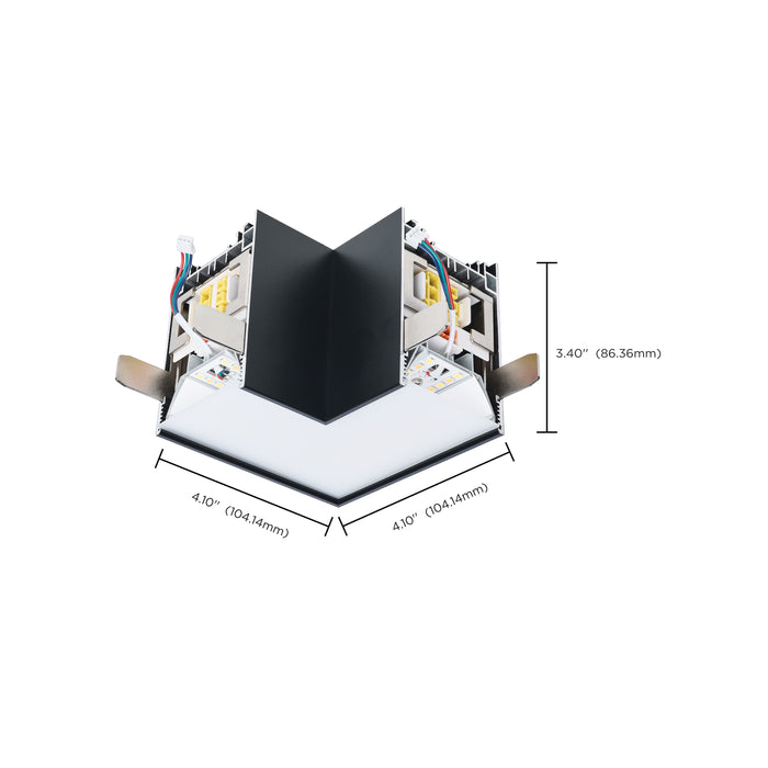 SATCO/NUVO L-Connector For LED Linear System Black (65-1283)