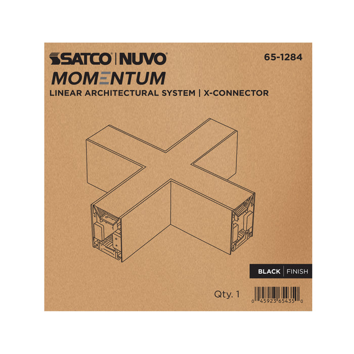 SATCO/NUVO X-Connector For LED Linear System Black (65-1284)