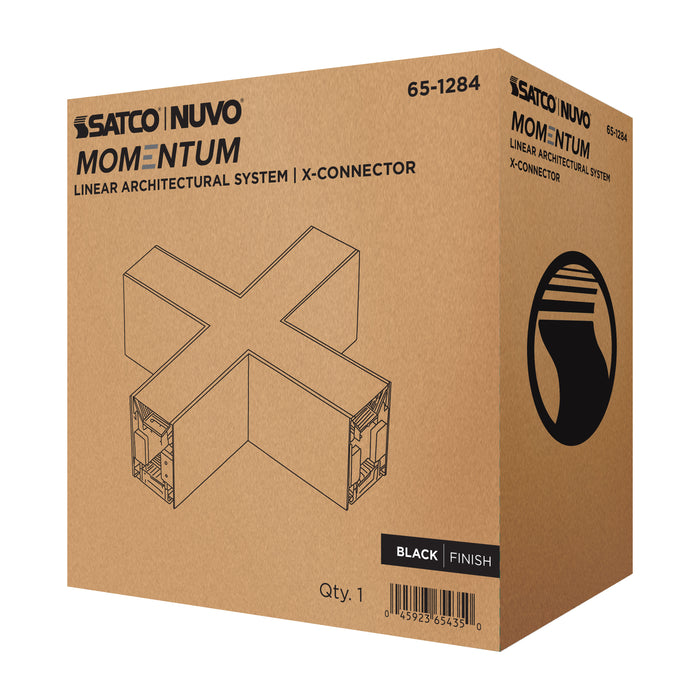 SATCO/NUVO X-Connector For LED Linear System Black (65-1284)
