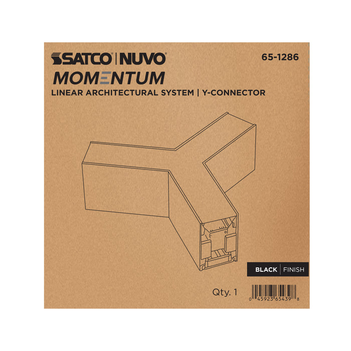 SATCO/NUVO Y-Connector For LED Linear System Black (65-1286)