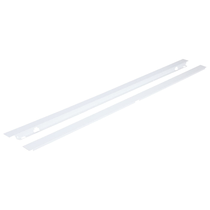 SATCO/NUVO LED 1X4 Center Basket Troffer Retrofit Kit Wattage/CCT Selectable 40W/30W/20W 3500K/4000K/5000K Dimmable 120-277V Matte White Finish (65-1300)