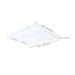 SATCO/NUVO LED 2X2 Center Basket Troffer Retrofit Kit Wattage/CCT Selectable 40W/30W/20W 3500K/4000K/5000K Dimmable 120-277V Matte White Finish (65-1301)