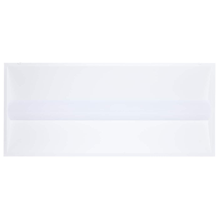 SATCO/NUVO LED 2X4 Center Basket Troffer Retrofit Kit Wattage/CCT Selectable 50W/40W/30W 3500K/4000K/5000K Dimmable 120-277V Matte White Finish (65-1302)