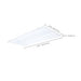 SATCO/NUVO LED 2X4 Center Basket Troffer Retrofit Kit Wattage/CCT Selectable 50W/40W/30W 3500K/4000K/5000K Dimmable 120-277V Matte White Finish (65-1302)