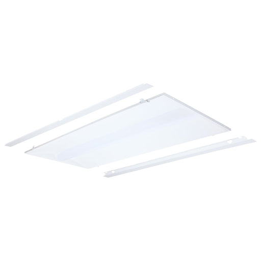 SATCO/NUVO LED 2X4 Center Basket Troffer Retrofit Kit Wattage/CCT Selectable 50W/40W/30W 3500K/4000K/5000K Dimmable 120-277V Matte White Finish (65-1302)