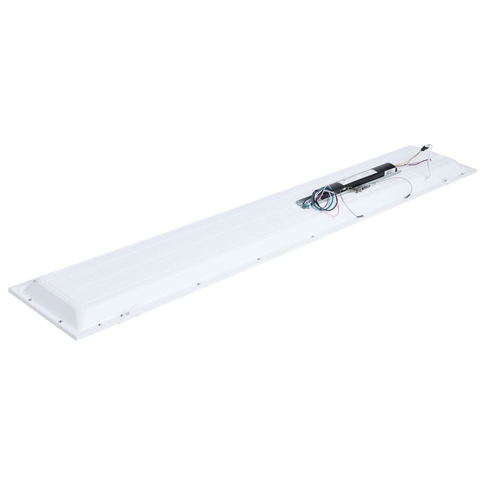 SATCO/NUVO LED 1X4 Flat Panel Troffer Retrofit Kit Wattage/CCT Selectable 40W/30W/20W 3500K/4000K/5000K Dimmable 120-277V Matte White Finish (65-1320)