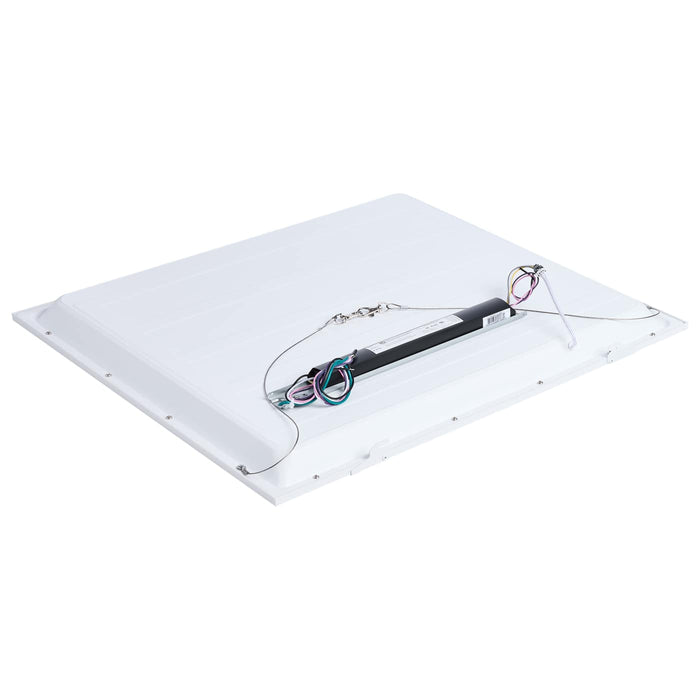 SATCO/NUVO LED 2X2 Flat Panel Troffer Retrofit Kit Wattage/CCT Selectable 40W/30W/20W 3500K/4000K/5000K Dimmable 120-277V Matte White Finish (65-1321)