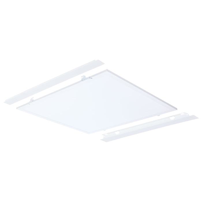SATCO/NUVO LED 2X2 Flat Panel Troffer Retrofit Kit Wattage/CCT Selectable 40W/30W/20W 3500K/4000K/5000K Dimmable 120-277V Matte White Finish (65-1321)