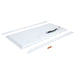 SATCO/NUVO LED 2X4 Flat Panel Troffer Retrofit Kit Wattage/CCT Selectable 50W/40W/30W 3500K/4000K/5000K Dimmable 120-277V Matte White Finish (65-1322)