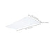 SATCO/NUVO LED 2X4 Flat Panel Troffer Retrofit Kit Wattage/CCT Selectable 50W/40W/30W 3500K/4000K/5000K Dimmable 120-277V Matte White Finish (65-1322)