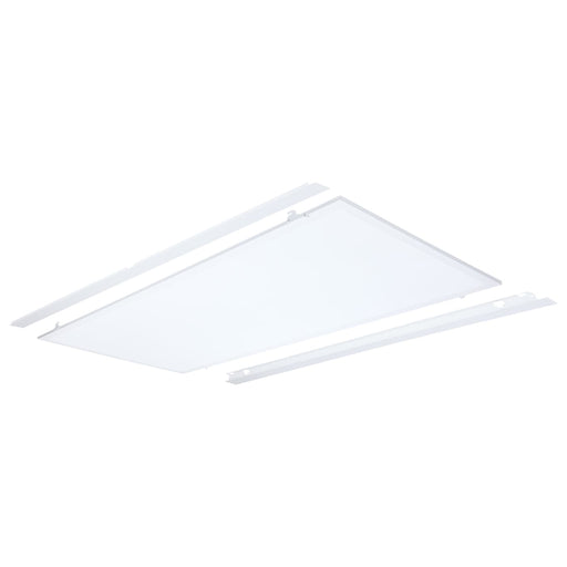 SATCO/NUVO LED 2X4 Flat Panel Troffer Retrofit Kit Wattage/CCT Selectable 50W/40W/30W 3500K/4000K/5000K Dimmable 120-277V Matte White Finish (65-1322)
