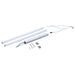 SATCO/NUVO LED Light Bar Retrofit Kit Wattage/CCT Selectable 40W/35/30W/25W/20W 3000K/3500K/4000K/5000K/6500K 120-277V 80 CRI 2-Bars 2 Foot Silver (65-1330)