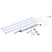 SATCO/NUVO LED Light Bar Retrofit Kit Wattage/CCT Selectable 40W/35/30W/25W/20W 3000K/3500K/4000K/5000K/6500K 120-277V 80 CRI 3-Bars 2 Foot Silver (65-1332)