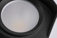 SATCO/NUVO 20W LED Square Dual Head Security Flood Light CCT Selectable 3000K/4000K/5000K 80 CRI 120-277V Black Finish Motion Sensor (65-1405)