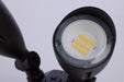 SATCO/NUVO 20W LED Dual Bullet Head Security Flood Light CCT Selectable 3000K/4000K/5000K 80 CRI 120-277V Bronze Finish Motion Sensor (65-1413)