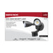 SATCO/NUVO 20W LED Dual Bullet Head Security Flood Light CCT Selectable 3000K/4000K/5000K 80 CRI 120-277V Black Finish Motion Sensor (65-1415)