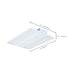 SATCO/NUVO LED Linear High Bay Wattage/CCT Selectable 105W/90W/70W 3000K/4000K/5000K Beam Angle Selectable White Finish 120-347V (65-1510)