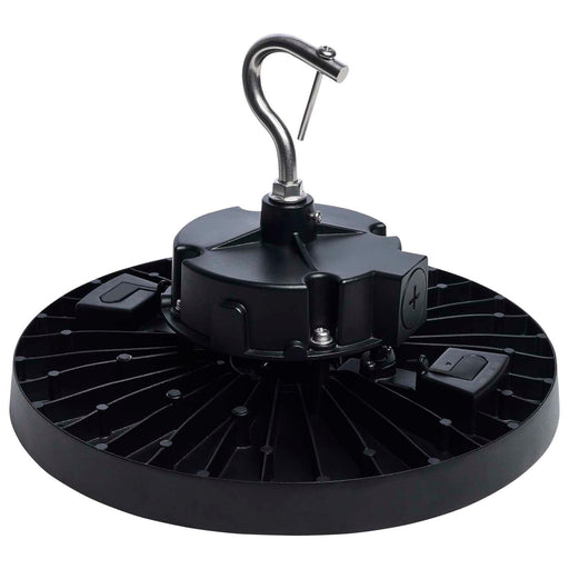 SATCO/NUVO LED UFO High Bay Wattage/CCT Selectable 120W/100W/80W 3000K/4000K/5000K 120-347V Selectable Beam Angle 60/80/100 Degree Black (65-1520)