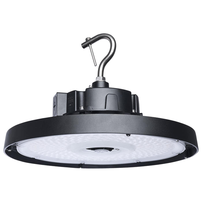 SATCO/NUVO LED UFO High Bay Wattage/CCT Selectable 120W/100W/80W 3000K/4000K/5000K 120-347V Selectable Beam Angle 60/80/100 Degree Black (65-1520)