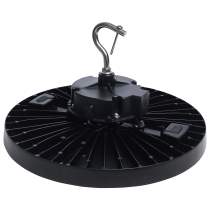 SATCO/NUVO LED UFO High Bay Wattage/CCT Selectable 240W/200W/150W 3000K/4000K/5000K 120-347V Selectable Beam Angle 60/80/100 Degree Black (65-1521)