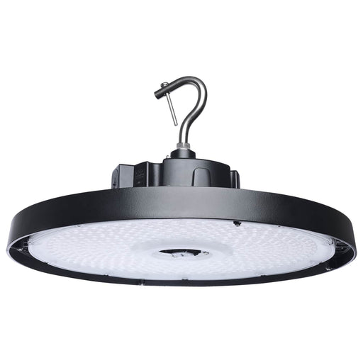 SATCO/NUVO LED UFO High Bay Wattage/CCT Selectable 240W/200W/150W 3000K/4000K/5000K 120-347V Selectable Beam Angle 60/80/100 Degree Black (65-1521)
