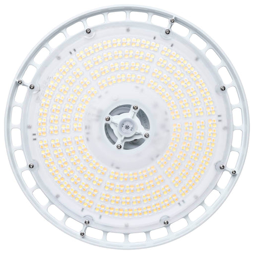 SATCO/NUVO LED UFO High Bay Wattage/CCT Selectable 120W/100W/80W 3000K/4000K/5000K 120-347V Selectable Beam Angle 60/80/100 Degree White (65-1522)
