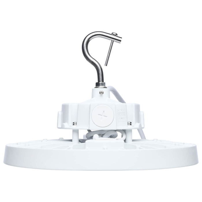 SATCO/NUVO LED UFO High Bay Wattage/CCT Selectable 120W/100W/80W 3000K/4000K/5000K 120-347V Selectable Beam Angle 60/80/100 Degree White (65-1522)
