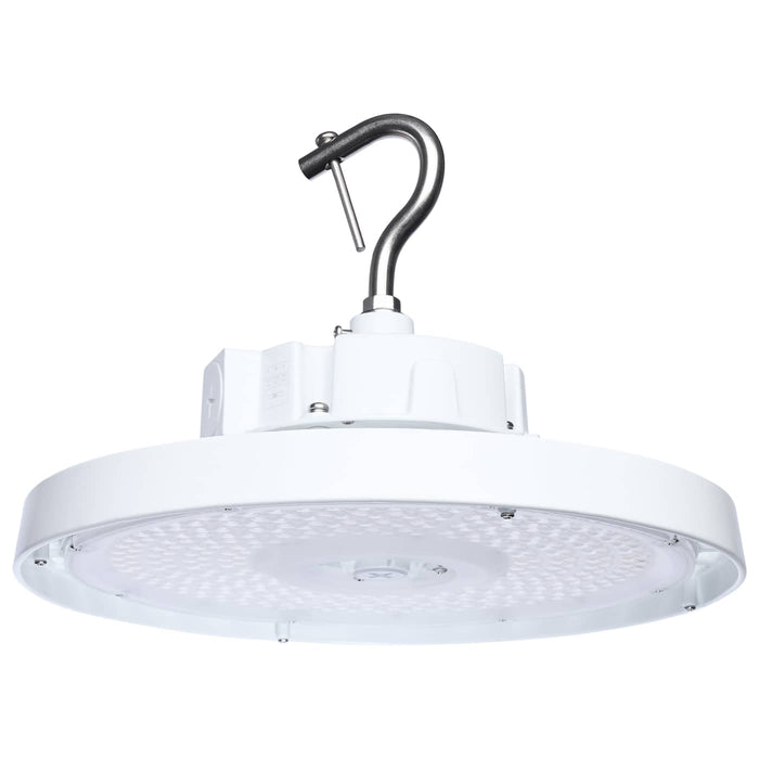 SATCO/NUVO LED UFO High Bay Wattage/CCT Selectable 120W/100W/80W 3000K/4000K/5000K 120-347V Selectable Beam Angle 60/80/100 Degree White (65-1522)