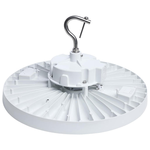 SATCO/NUVO LED UFO High Bay Wattage/CCT Selectable 240W/200W/150W 3000K/4000K/5000K 120-347V Selectable Beam Angle 60/80/100 Degree White (65-1523)