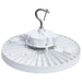 SATCO/NUVO LED UFO High Bay Wattage/CCT Selectable 240W/200W/150W 3000K/4000K/5000K 120-347V Selectable Beam Angle 60/80/100 Degree White (65-1523)