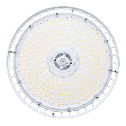 SATCO/NUVO LED UFO High Bay Wattage/CCT Selectable 240W/200W/150W 3000K/4000K/5000K 120-347V Selectable Beam Angle 60/80/100 Degree White (65-1523)
