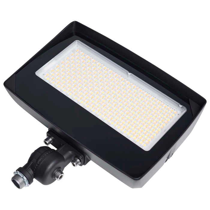 SATCO/NUVO LED Flood Light Wattage/CCT Selectable 80W/60W/45W 3000K/4000K/5000K Beam Angle Selectable Bronze Finish 120-347V (65-1541)